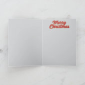 Carte Éléphant drôle Noël Vacances (Intérieur)