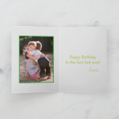 Carte Elephant et Hippo Joyeux anniversaire photo de pèr (Intérieur)