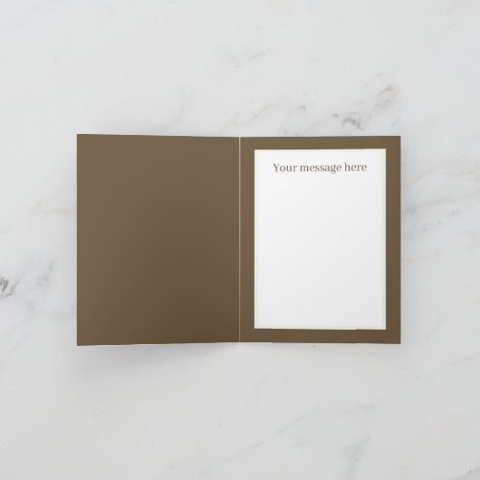 Carte Eléphant mignon ajouter du texte n'importe quel bu (Intérieur)