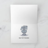 Carte Eléphant N'Oublie Jamais (Intérieur)