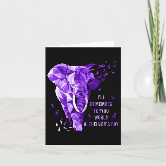 Carte Elephant Se Souviendra De Vous Monde Heimerheimer (Devant)