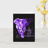 Carte Elephant Se Souviendra De Vous Monde Heimerheimer (Fleur jaune)