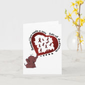 Carte Elephant Sickle Cell Tee Quelqu'Un Que J'Aime A Be (Fleur jaune)