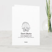 Carte Elephant Valentine (Dos)
