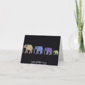 Carte Elephants (Dos)