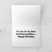 Carte Éléphants buvant de la rivière de Chobe (Intérieur)