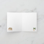 Carte Eléphants ornés de Paisley Floral (Intérieur)