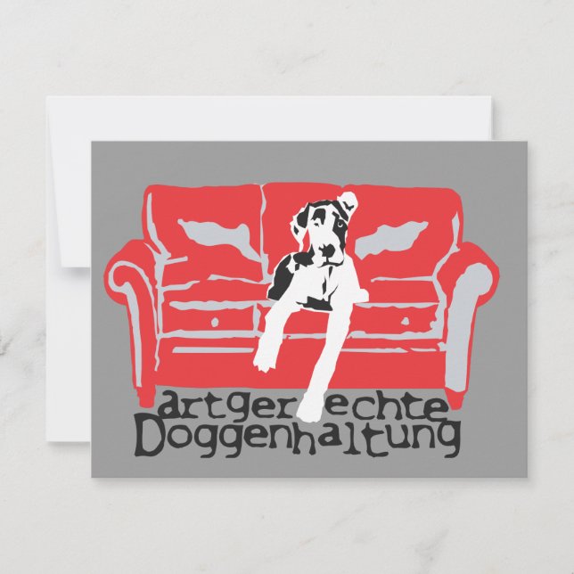 Carte Élevage approprié de dogues (Devant)