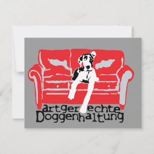 Carte Élevage approprié de dogues
