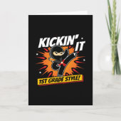 Carte Élève de première année - Rentrée scolaire - Cours (Devant)