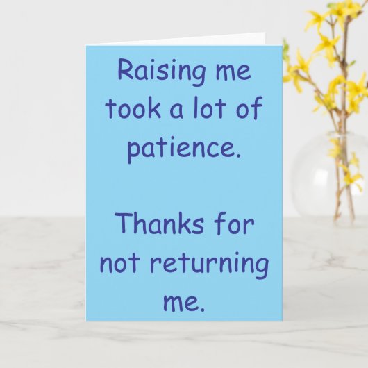 Carte Élever moi (Fleur jaune)