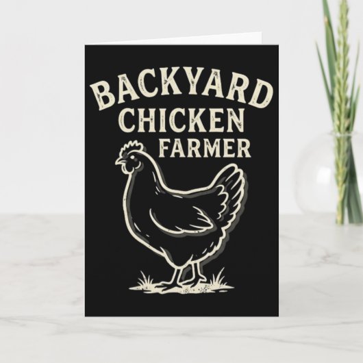 Carte Éleveur de poulets de basse-cour _1 (Devant)