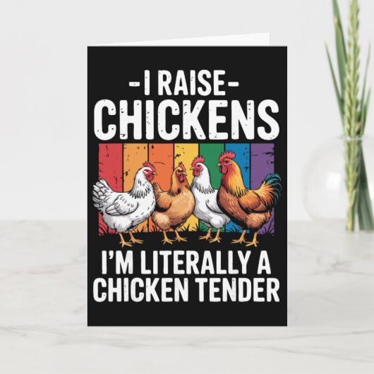 Carte Éleveur de poulets de ferme volaille _3  (Devant)