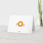 Carte Elevez vos notes de remerciement avec Modern (Dos)