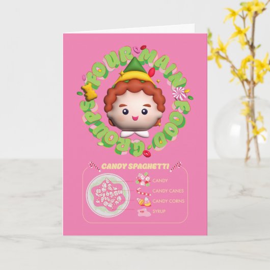 Carte Elf le Film | Quatre Groupes Alimentaires Principa (Fleur jaune)