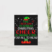 Carte Elf Shirt The Way To Spread Christmas Cheer Boys M (Devant)