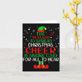 Carte Elf Shirt The Way To Spread Christmas Cheer Boys M (Fleur jaune)