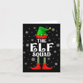Carte Elf Squad Family Matching Xmas Funny Christmas Vib (Devant)