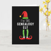 Carte Elfe de généalogie Cadeau de Noël pour famille ass (Fleur jaune)