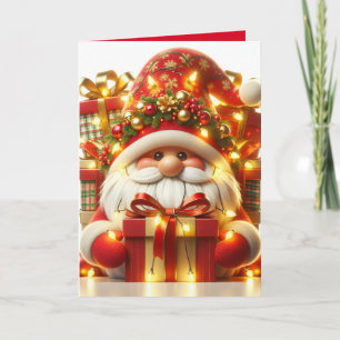 Carte "Elfe de Noël" personnalisable