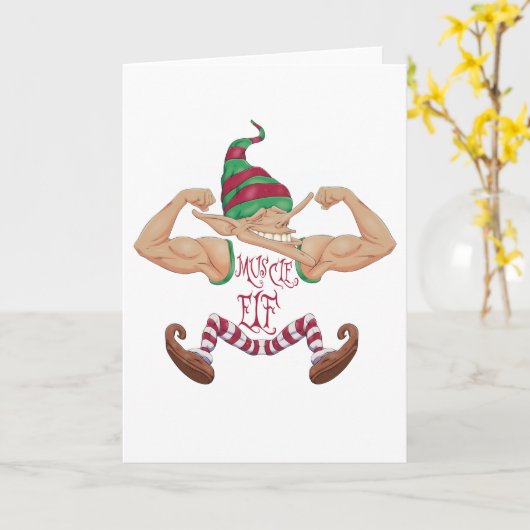 Carte Elfe Musclé (Fleur jaune)