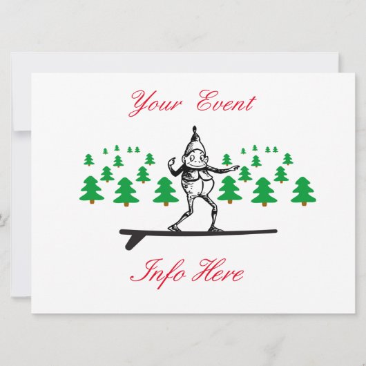 Carte Elfe sur la planche de surf Thunder_Cove (Devant)