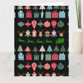 Carte Elfes de Noël et plus (Devant)