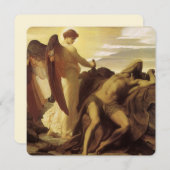 Carte Elijah en nature par Lord Frederic Leighton (Devant / Derrière)