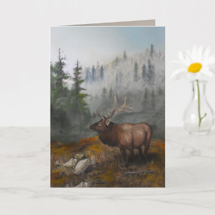 Carte "Elk Art" de Jason Street 13 x 18 cm