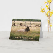 Carte Elk fête des pères (Fleur jaune)