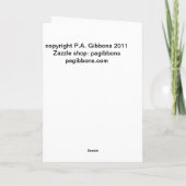 CARTE ELLE A EU L'IMPRESSION D'ÊTRE EN TRAIN D'ÉCRASER B (Dos)