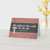 Carte Elle Croyait Qu'Elle Pouvait Infirmer Une Parties  (Fleur jaune)