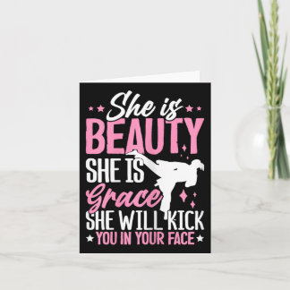 Carte Elle Est Beauté Elle Est Grâce Elle Va Te Te Tuer 