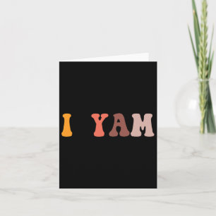 Carte Elle est ma patate douce Je suis Yam Couple Saint-