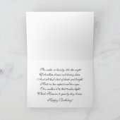 Carte Elle marche dans la beauté... (Intérieur)