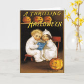 Carte Ellen H. Clapsaddle : Halloween passionnant (Fleur jaune)