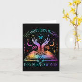 Carte Elles n'ont pas brûlé de sorcières, elles ont brûl (Fleur jaune)