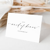 Carte Ellesmere à ma demoiselle d'honneur Jour de mariag