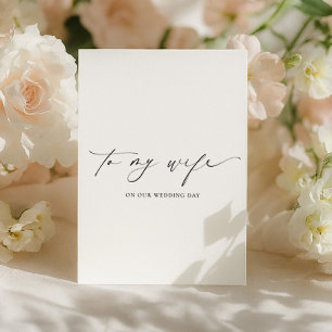 Carte Ellesmere À Ma Femme Jour De Mariage