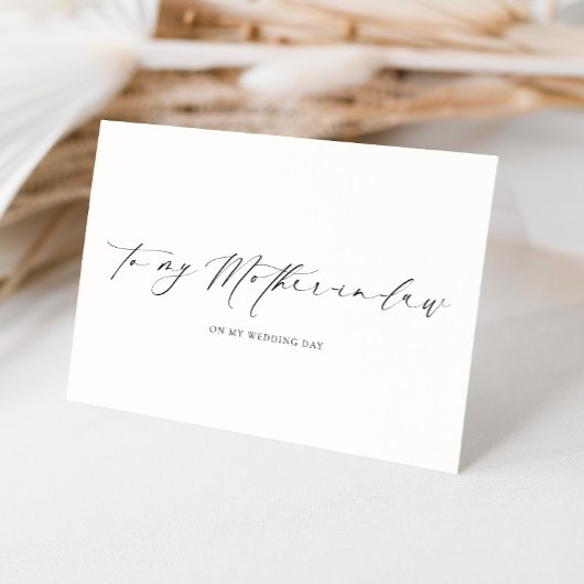 Carte Ellesmere À Ma Fête De Mariage Mère En Lois