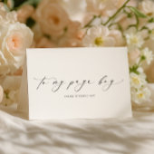 Carte Ellesmere À Ma Page Jour De Mariage Garçon