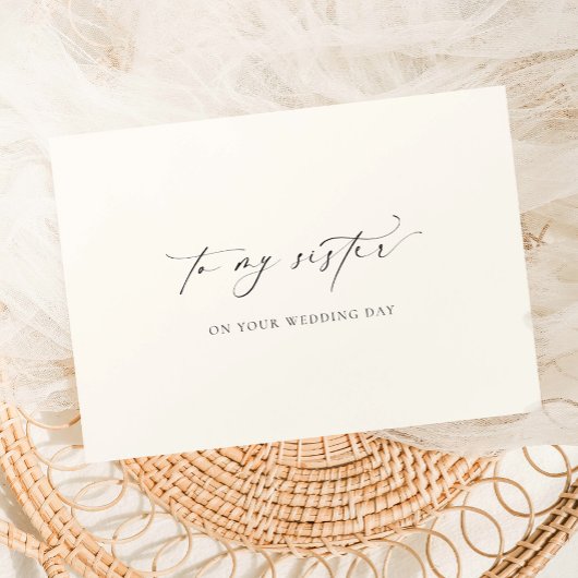 Carte Ellesmere À Ma Soeur Pour Ton Mariage