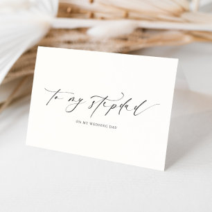 Carte Ellesmere À Mon Jour De Mariage Stepdad