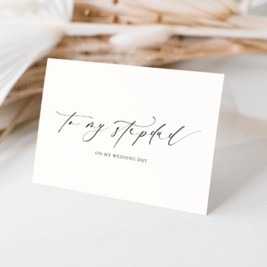 Carte Ellesmere À Mon Jour De Mariage Stepdad