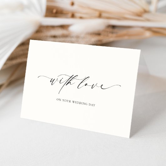 Carte Ellesmere Avec Amour Le Jour De Votre Mariage