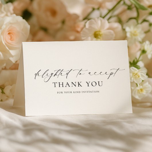 Carte Ellesmere Est Ravie D'Accepter RSVP