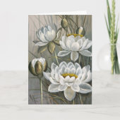 Carte Ellis Rowan Eau Blanche Lys Fleurs Vintages (Devant)