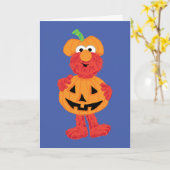 Carte Elmo| Cute en Citrouille (Fleur jaune)