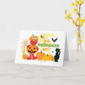Carte Elmo | Est-ce encore Halloween ? (Fleur jaune)
