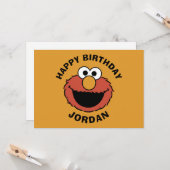 Carte Elmo Smiling Face (Devant/Arrière en situation)